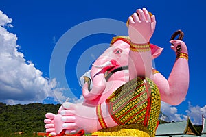 Ganesha Pink statue i