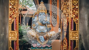 Ganesha portrait - Hindu Buddhist deities, traditional sculpture