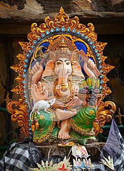 Ganesha Religious Statue on the street