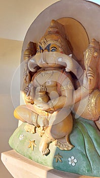 Ganesha Statue for Devotees Born on Monday. photo