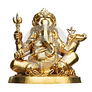 Ganesha statue isolated