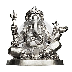 Ganesha statue isolated