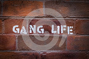 Gang Life Graffiti photo