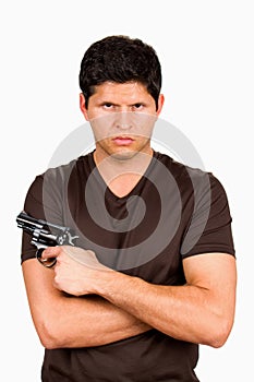 Gang Member With Gun