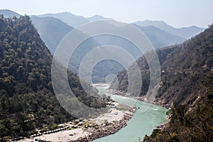 Ganga river near Rishikesh, India