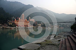 Ganga river , Rishikesh, the land of Yoga. photo