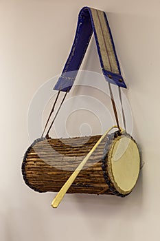 Gangan or Talking drum, a Nigeria Yoruba musical instrument.