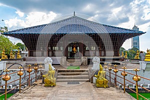 Gangarama Seema Malakaya buddhist temple at Colombo, Sri Lanka