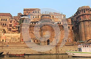 Ganges river ghat Varanasi India