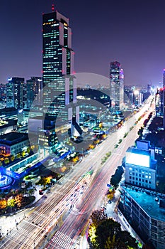 Gangnam District in Seoul