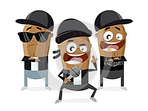 Gangster rapper clipart