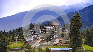 Gangte Goemba of Phobjikha Valley ,Bhutan