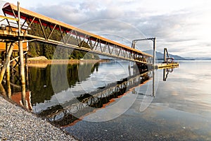 Gangway to Boat Dock at Icy Strait Point