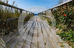 Gangway to Westerland Beach