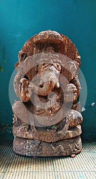 Ganpati bappa god Maharashtra festivel india sculpture photo