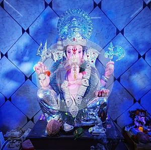 Ganpati Bappa Morya Ganpatifestival2020 Shukrawar Peth Pune Maharashtra India. photo