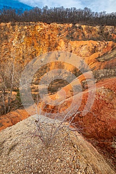 Gant, abandoned bauxite mine in Hungary