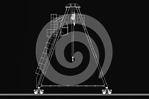 Gantry crane 3d model