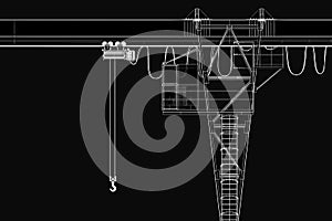 Gantry crane 3d model