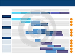 gantt chart timeline strategy planning schedule agenda project task statistic management information