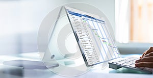 Gantt Software Project Document Plan List