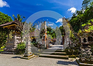 Ganung Kawi Temple in Bali Island - Indonesia photo