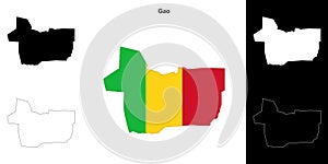Gao outline map