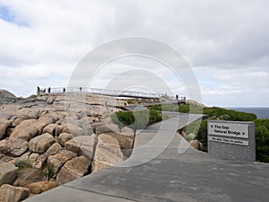 The Gap and Bridge at Torndirrup National Park, Albany, Western Australia