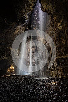 Gaping Gill Cave in Yorkshire Dales photo