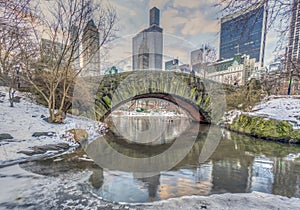 Gapstow bridge Central Park, New York City