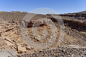 Gara Medouar Is A Horshoe-Shaped Geological Formation Near Sijilmasa, Morocco, Africa photo