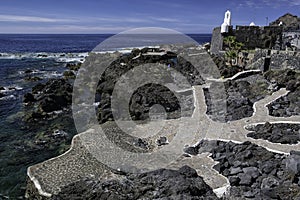 Garachico`s rock pools in Tenerife