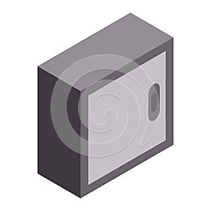 Garage ambry icon, isometric style