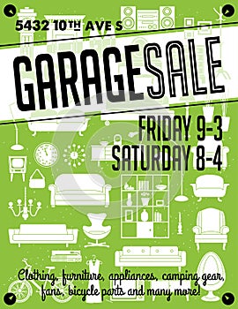 Garage Sale Poster