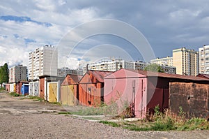 Garages.