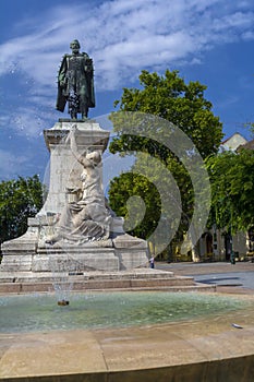 Garay Square in Szekszard