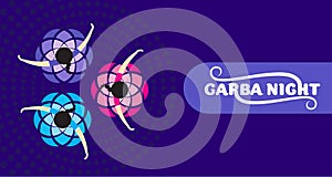 Garba night Celebration poster