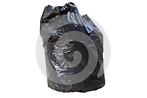 Garbage bag isolated on white