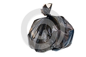 Garbage bag isolated on white background