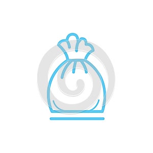 Garbage bag. Vector illustration decorative design