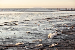 Garbage on the beach