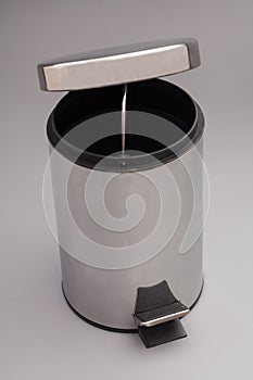 Garbage bin isolated