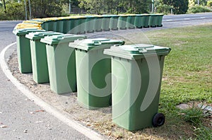 Garbage bins photo