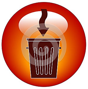 Garbage can icon