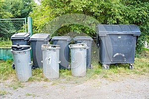garbage cans, cleanliness, order in the city, ecology