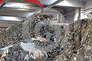 Garbage handling in local waste treatment plant