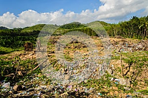 Garbage pollution and encroach on forest by human