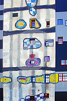 Garbage-processing plant designed by Hundertwasser