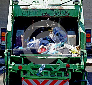 Garbage truck photo