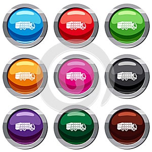 Garbage truck set 9 collection